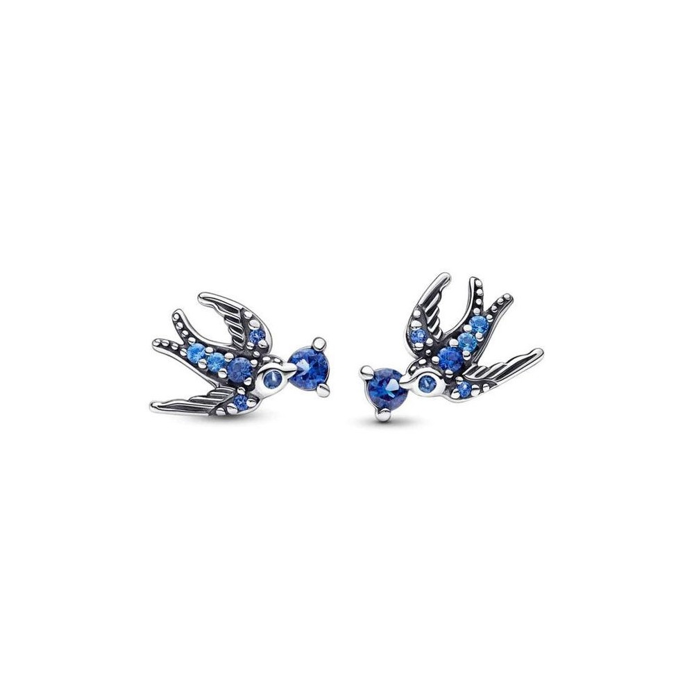 Orecchini Pandora Moments rondine con zirconi blu 292568C01 [49951b97]