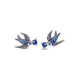 Orecchini Pandora Moments rondine con zirconi blu 292568C01 [49951b97]