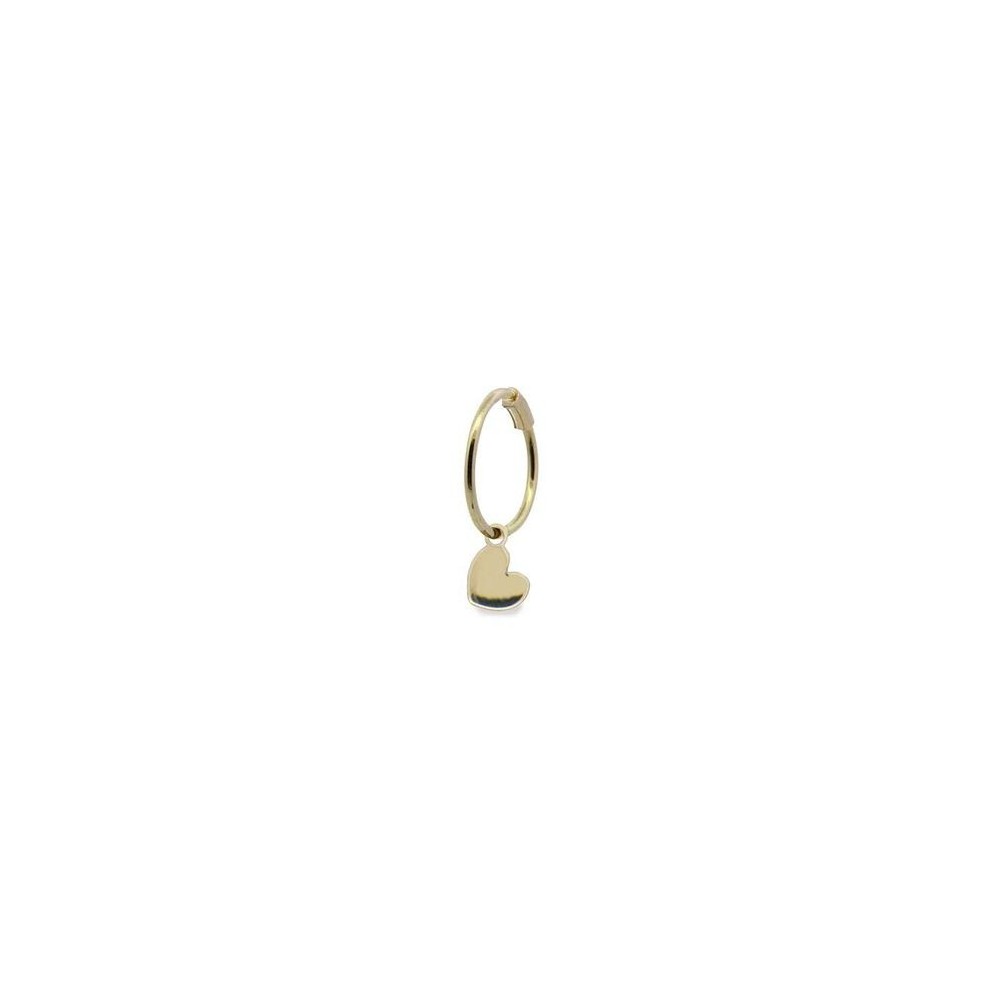 Monorecchino Rue des Mille cuore oro giallo 18kt 18K-OR 03 [6f8926b4]