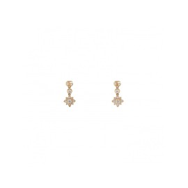 Orecchini Gucci Flora oro rosa 18ct e diamanti YBD702691 [632b949e]