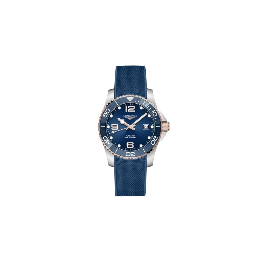 Orologio hydroconquest auto 41mm caucciù L37813989 [ee9dce7b]