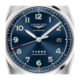 Orologio Longines Spirit Chrono in pelle blu 40mm L38204930 [8d23ed2b]