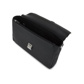 Borsa Montblanc con tracolla in pelle nera 114451 [360f54f0]
