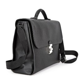 Borsa Montblanc con tracolla in pelle nera 114451 [811295f4]