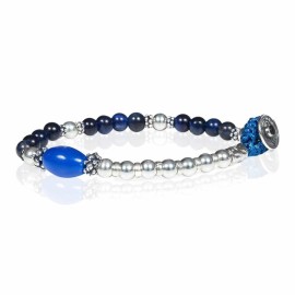 Bracciale Gerba occhio di tigre blu MA21 [e70401e2]
