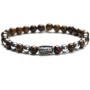 Bracciale Gerba Silver Brown bronzite e argento 270 [4b468751]