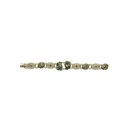 Bracciale Motivi Floreali in oro e microperle [b65c6abc]