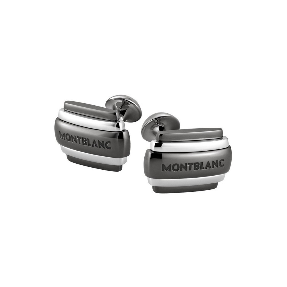 Gemelli Montblanc in argento rettangolare 104499 [4725e46d]