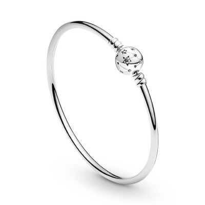 Bracciale Rigido Pandora Moments Stelle e Galassie  Argento Zirconia Cubica Donna Novità   [3100e32f]