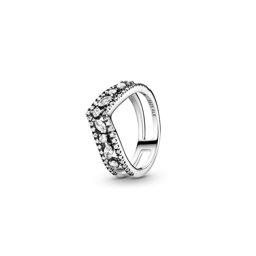 Anello Chevron Doppio Taglio Marquise Pandora Timeless [4f79bf30]