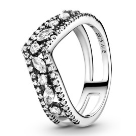 Anello Chevron Doppio Taglio Marquise Pandora Timeless [965ffc3d]