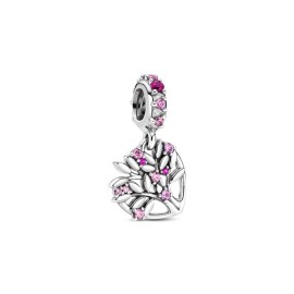 Charm Pendente Pandora Cuore Rosa Albero della Famiglia [fdff559b]