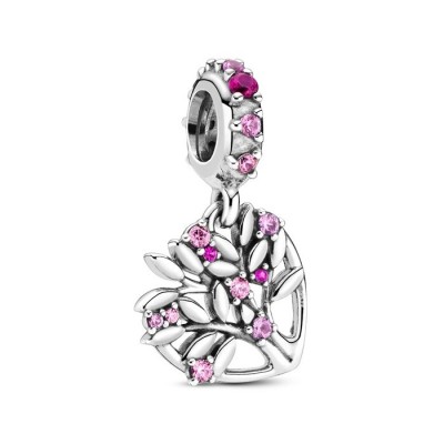 Charm Pendente Pandora Cuore Rosa Albero della Famiglia [6d98b934]