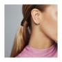 Orecchini Pandora Cerchio Maglia Snake Pavè [9169da70]
