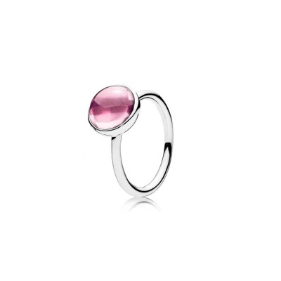Anello Pandora Goccia Poetica Rosa [4e5d5e41]