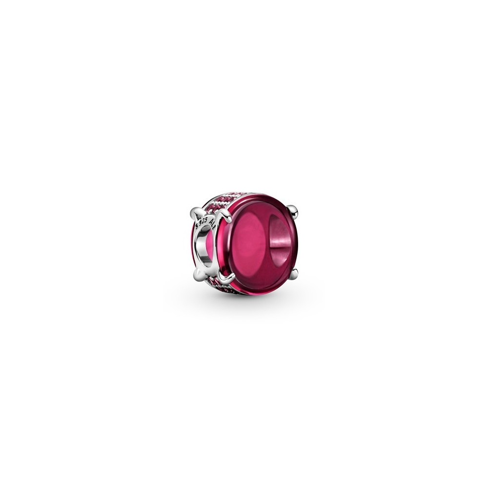 Charm Pandora Cabochon Ovale Fucsia [3dbaf853]