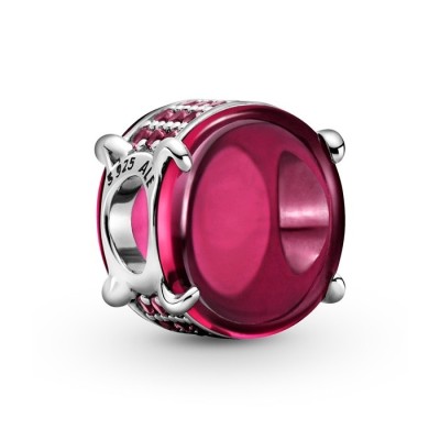 Charm Pandora Cabochon Ovale Fucsia [36bf19f8]