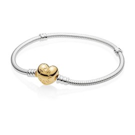 Bracciale Pandora Moments con Chiusura a Cuore [70e30aa6]