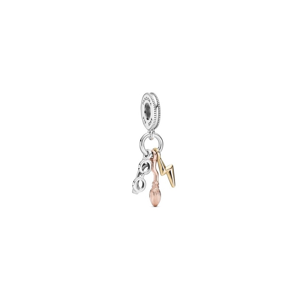 Charm Pendente Pandora Harry Potter Occhiali Fulmine e Nimbus 2000 [d4c4a046]