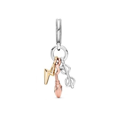 Charm Pendente Pandora Harry Potter Occhiali Fulmine e Nimbus 2000 [ef82035f]