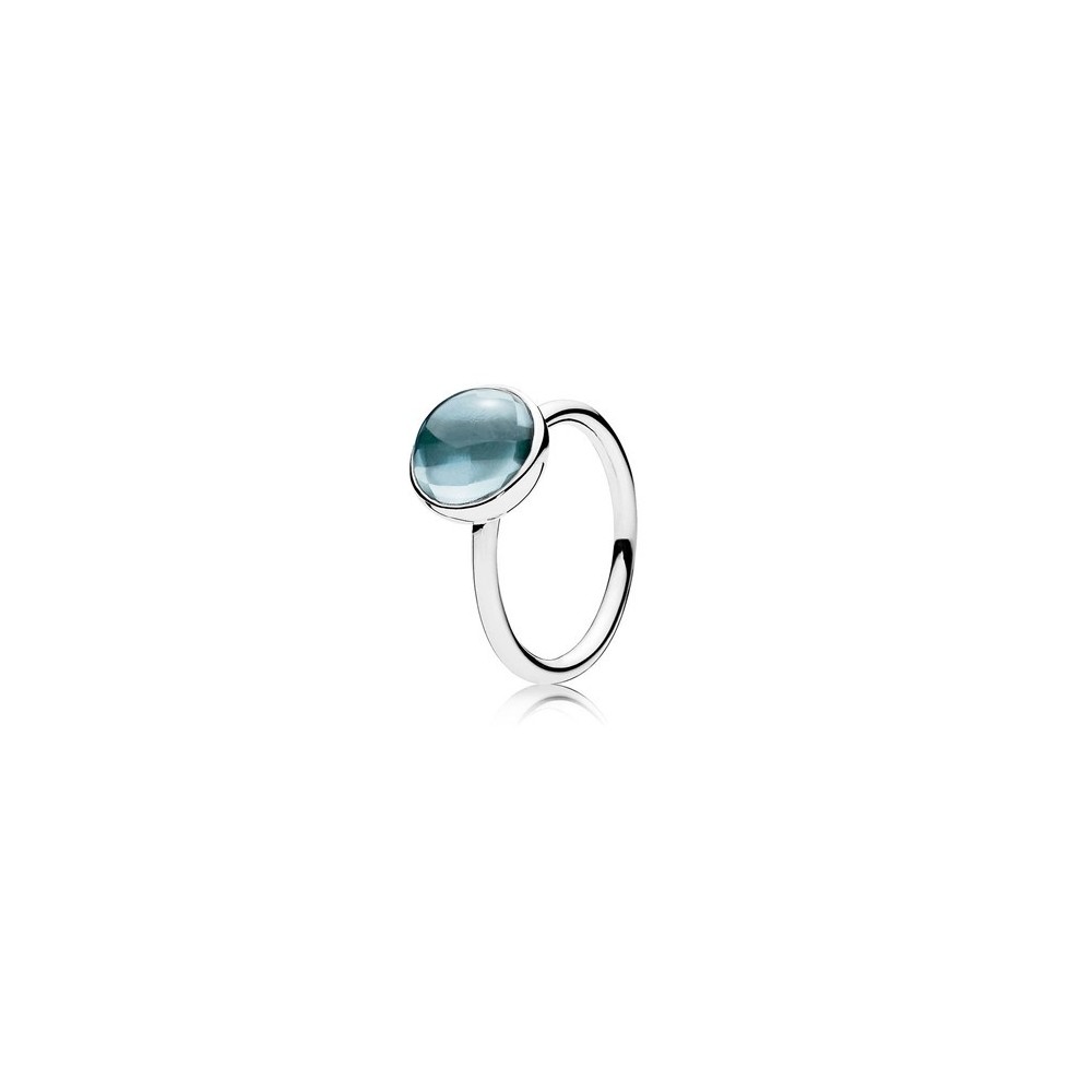 Anello Pandora Goccia Poetica Celeste [88c4752f]