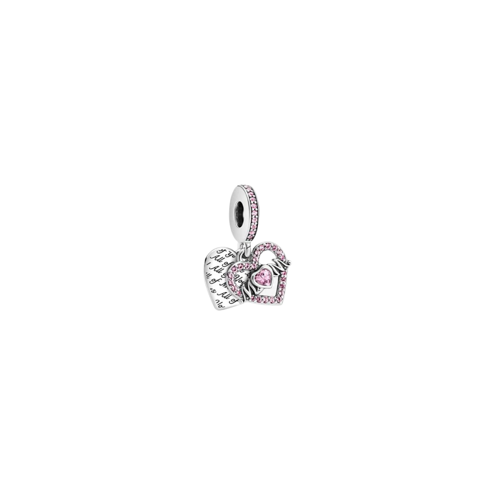 Charm Pendente Pandora Cuore e Mamma [4ea6e3ca]