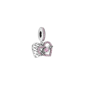 Charm Pendente Pandora Cuore e Mamma [4ea6e3ca]
