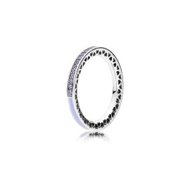  Anello Pandora Cuori Radiosi Viola [d0bde7a3]