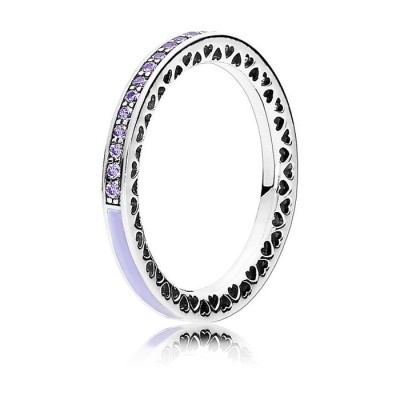  Anello Pandora Cuori Radiosi Viola [099ba4ae]