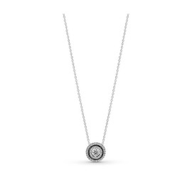 Collier Pandora Timeless Doppio Punto Luce Scintillantei [ed212eb7]