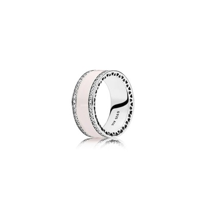 Anello Pandora Fascia a Cuori Rosa [d2f4a16a]