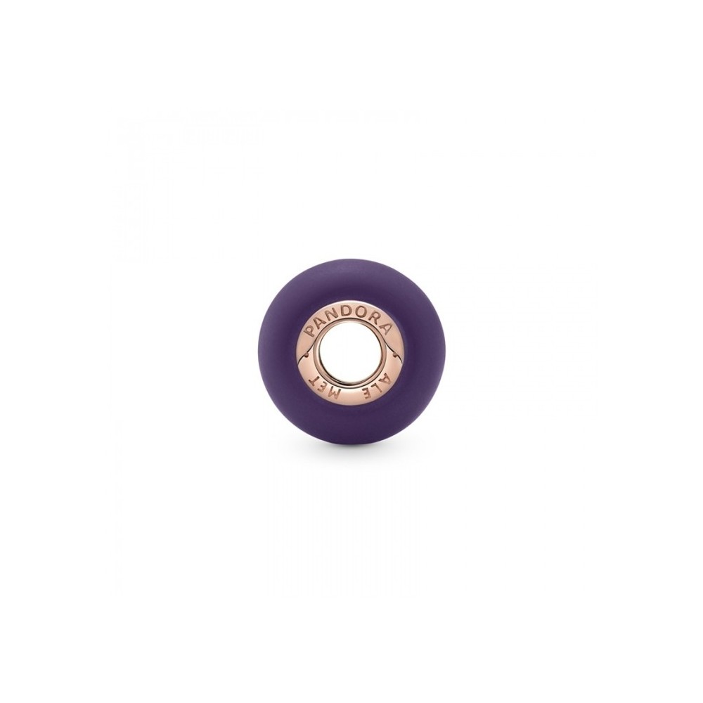 CHARM VETRO DI MURANO VIOLA OPACO [dcfa57df]