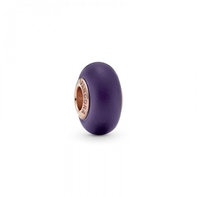 CHARM VETRO DI MURANO VIOLA OPACO [e6ee783c]