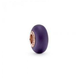 CHARM VETRO DI MURANO VIOLA OPACO [e6ee783c]