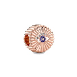 Charm occhio Hansa Mano Piuma Rosè Gold [9b3b28d9]