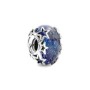Charm Vetro Di Murano Blu con stelle [e9fe75e5]