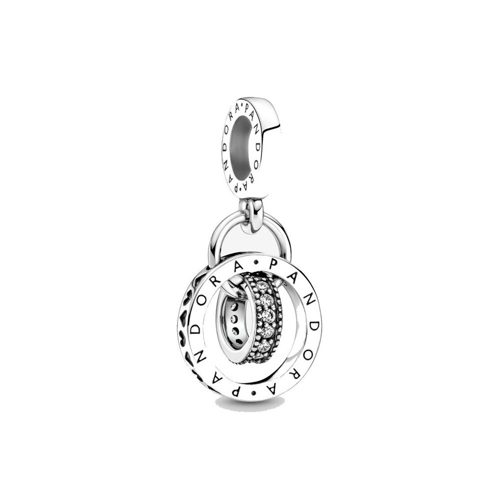 Pendente Cerchio e Logo Pandora Signature [3058e6e3]