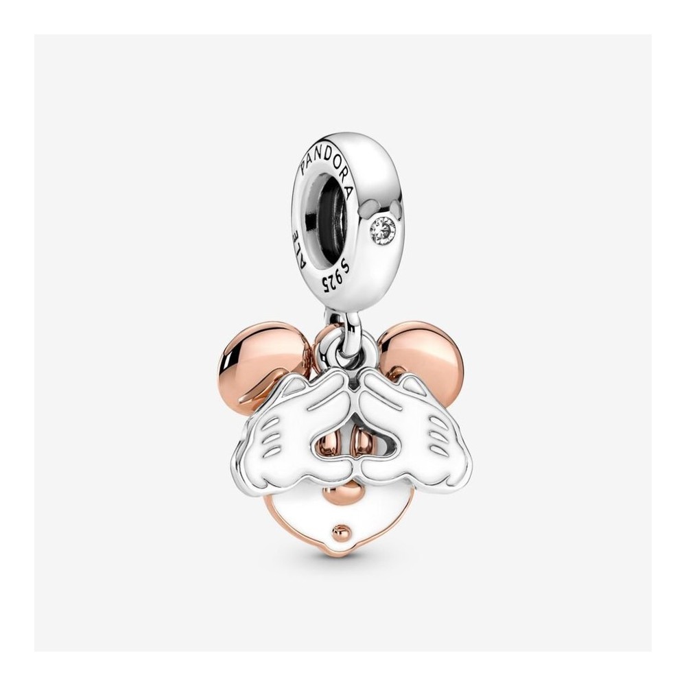 Charm Michey Mouse Rosé Gold and Silver Plated [a93c5888]