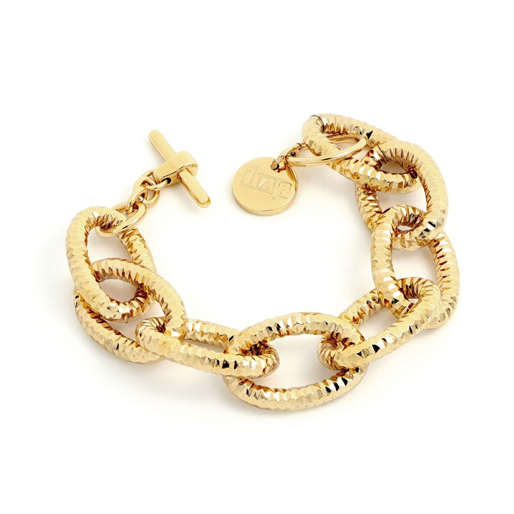 Bracciale bronzo giallo 1900 catena forzatina [a6020204]