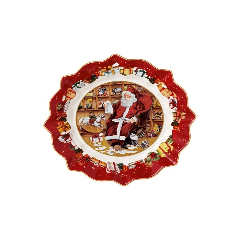 Ciotola Grande Babbo Natale che legge  Villeroy & Boch Porcellana [6b7afbea]