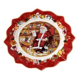 Ciotola Grande Babbo Natale che legge  Villeroy & Boch Porcellana [6b7afbea]