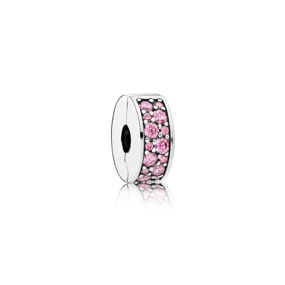 Charm Clipcon Pavè Rosa [d37fe976]