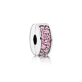 Charm Clipcon Pavè Rosa [d37fe976]