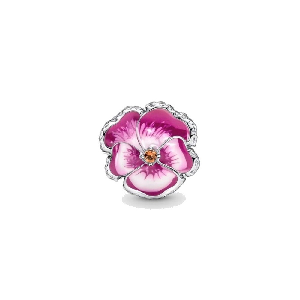 Charm Viola del Pensiero Rosa [a957cacc]