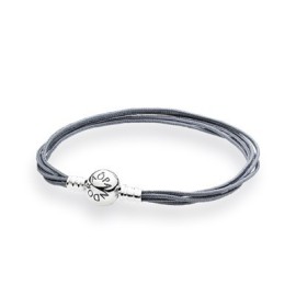 Bracciale multifilo tessuto grigio [ec7fcbbe]