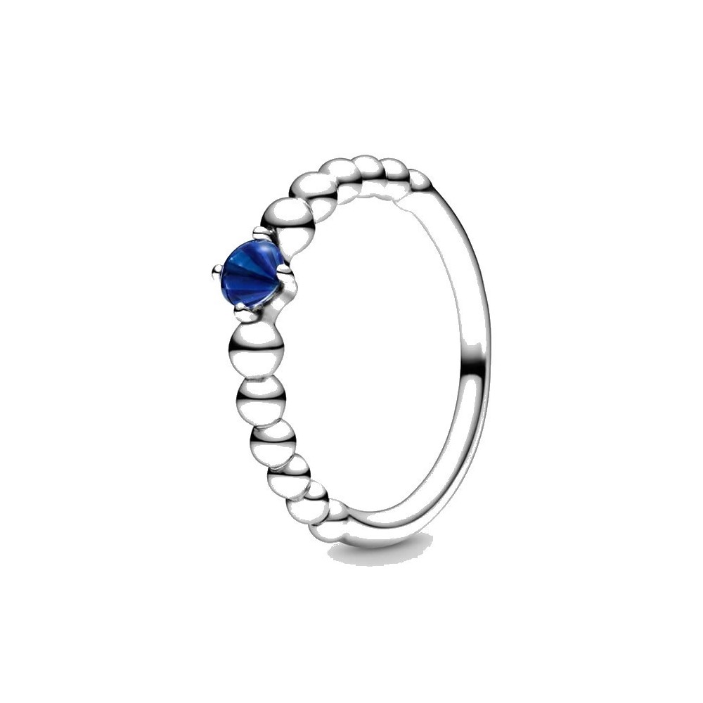 Anello Decorato con sfere Blu [66cd9610]