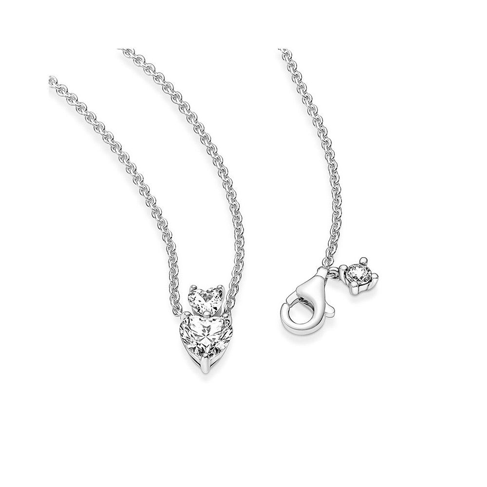 Collana due cuori [ba533116]