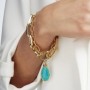 Bracciale di catena 2039 con cristallo turchese [06d35064]