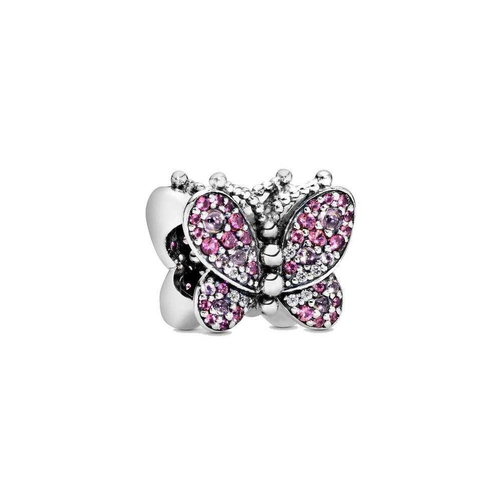 Charm Farfalla Pavé Rosa [a5f4496c]