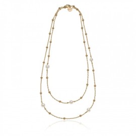 Collana in Bronzo Dorato 2061 con Perle [26ee4258]